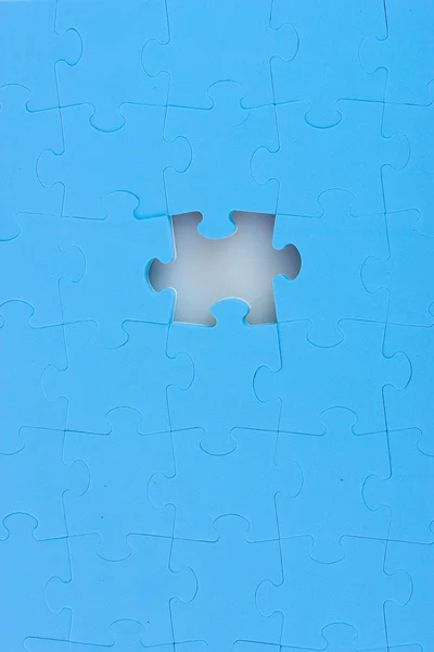 블루 퍼즐 근접 촬영 — 스톡 사진