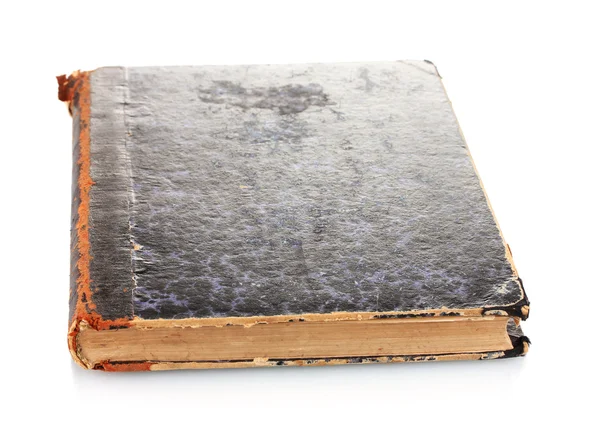 Vecchio libro isolato su bianco — Foto Stock