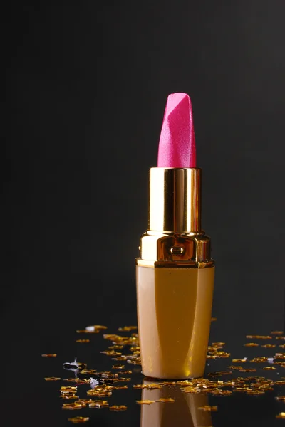 Lipstick isolated on black — Stock Photo, Image