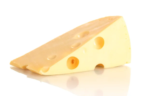 Cheese isolated on white — стоковое фото