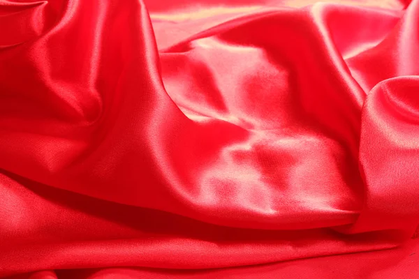 Roter Seidensatin Hintergrund — Stockfoto