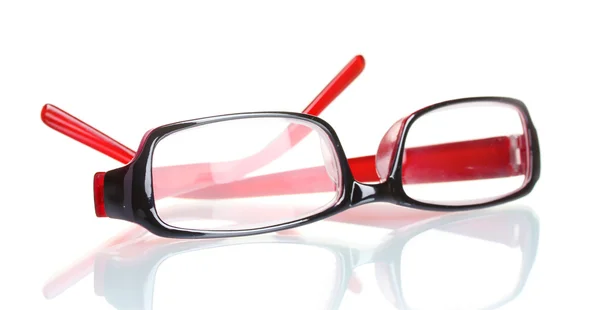 Beautiful glasses isolated on white — Stock Photo, Image