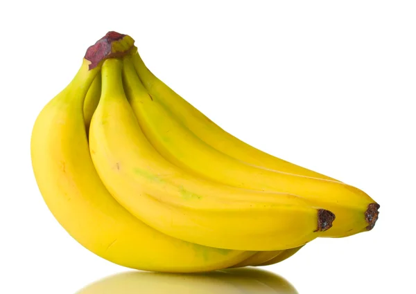Banda banánů izolovaných na bílém — Stock fotografie