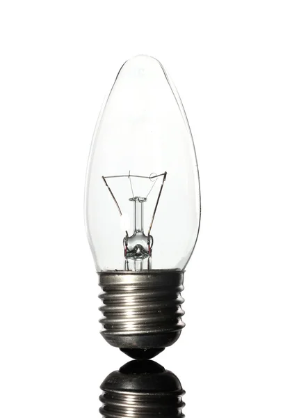 Žárovka izolovaná na bílé — Stock fotografie