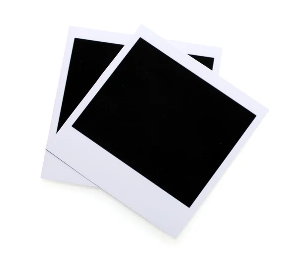 Beyaz izole fotoğraf kağıtları — Stok fotoğraf