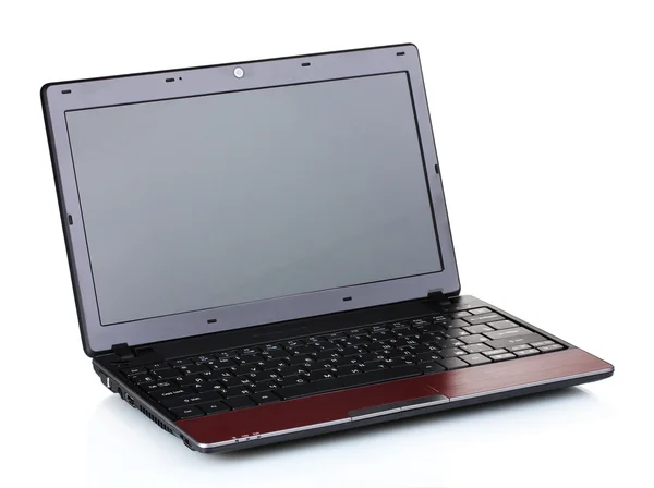 Novo laptop isolado no branco — Fotografia de Stock