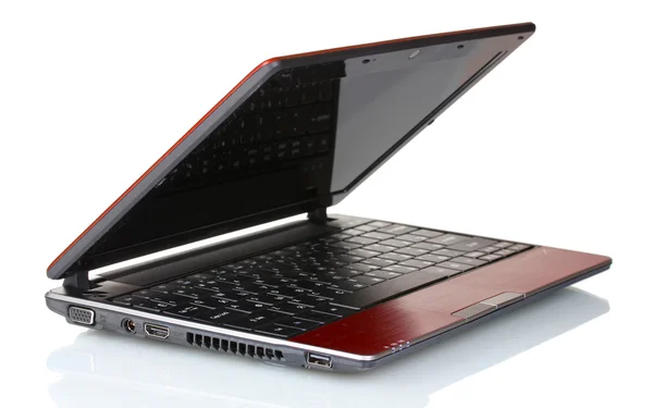 New laptop isolated on white — Stock Photo, Image