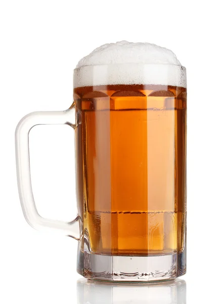 Beer mug isolated on white — Stock Photo, Image