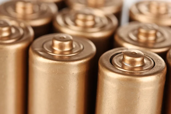 Χρυσή μπαταρίες closeup — Φωτογραφία Αρχείου