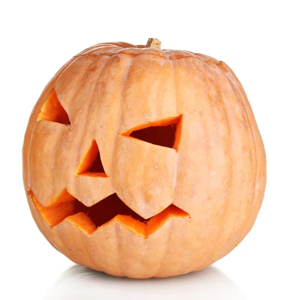 Halloween Pumpkin isolated on white Royalty Free Stock Images