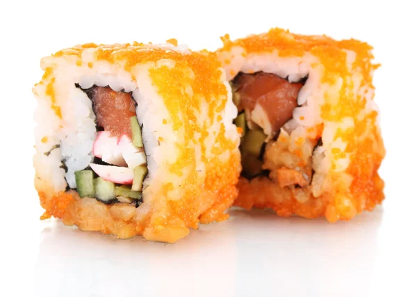 Utsökt sushi isolerad på vit — Stockfoto