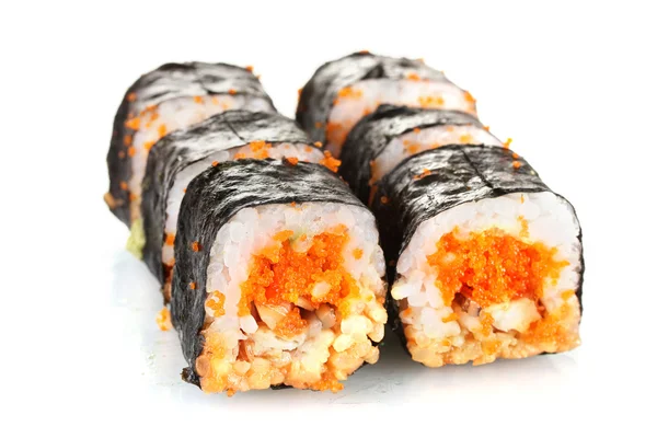 Lahodné sushi, izolované na bílém — Stock fotografie