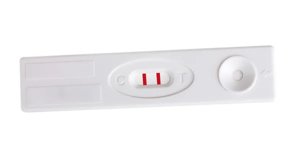 stock image Pregnancy test isolated on white