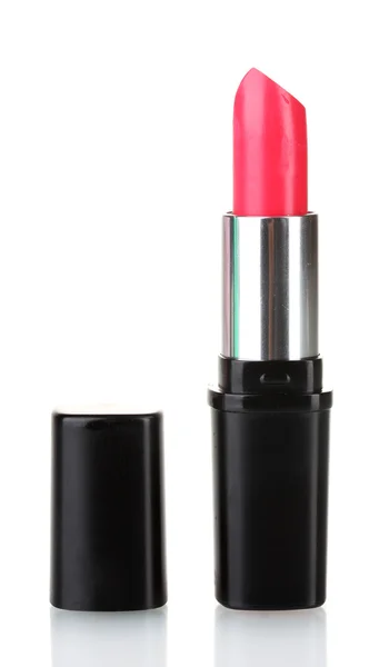 Rode lippenstift geïsoleerd op witte achtergrond — Stockfoto