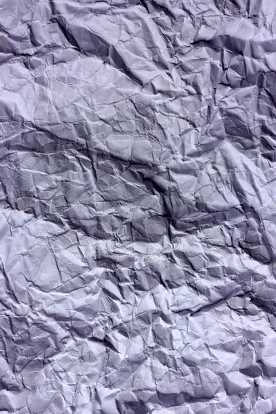 White crumpled paper closeup — Stock Photo, Image
