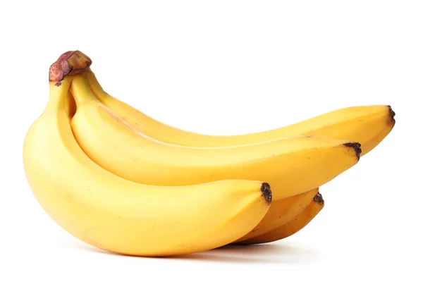 Bunch av bananer isolerad på vitt — Stockfoto