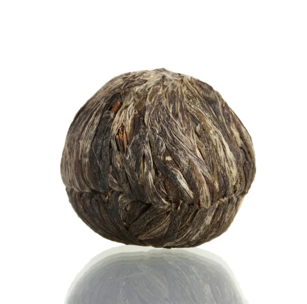 Floral tea ball isolated on white — Stock Photo, Image