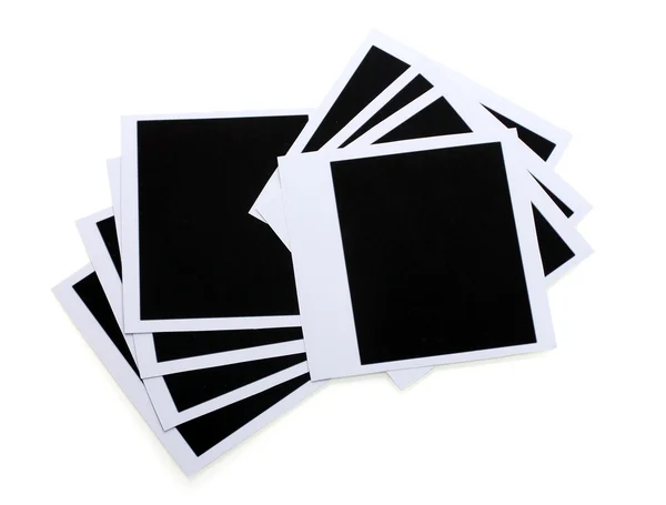 Carta fotografica isolata su bianco — Foto Stock