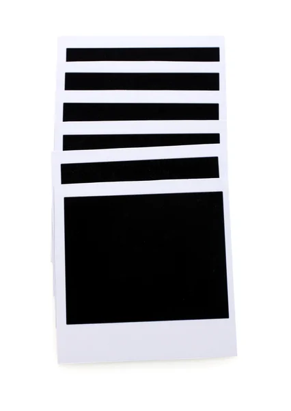 白で隔離されるフォト用紙 — ストック写真