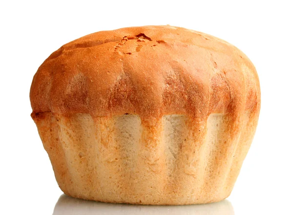 Tasty white bread isolated on white — Stock Photo, Image