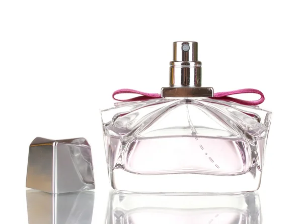 Lahvička parfému izolované na bílé — Stock fotografie