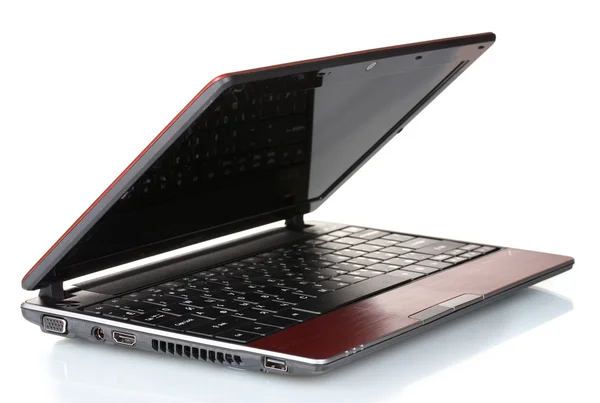Nowy laptop na białym tle — Zdjęcie stockowe