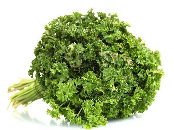 Fresh bunch of parsley isolated on white — Stock Photo, Image