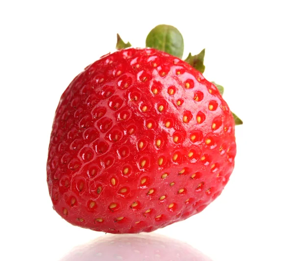 Söta jordgubbar isolerad på vit — Stockfoto
