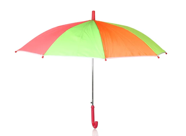 Flerfärgad paraply isolerad på vit — Stockfoto