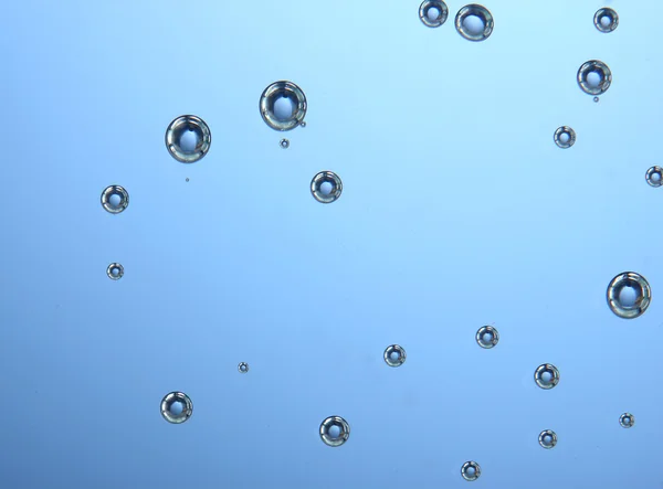 Água azul balbucia closeup — Fotografia de Stock