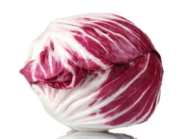 Red cabbage isolated on white clipart