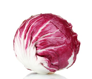 Red cabbage isolated on white clipart