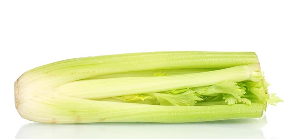 Fresh green celery isolated on white — Stock Photo, Image