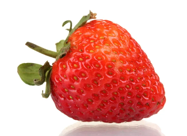 甜草莓上白色隔离 — 图库照片