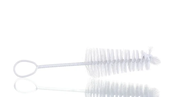 Temizleme fırçası beyaz üzerine izole — Stok fotoğraf