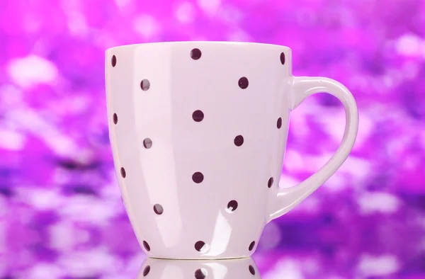Сolor Cup auf rosa Hintergrund — Stockfoto