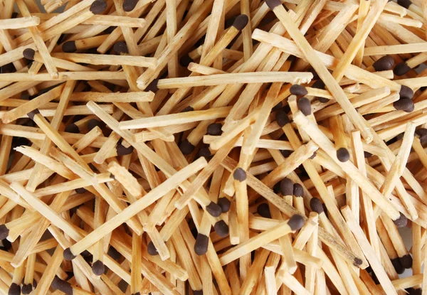 Pile of matches closeup — Stock Photo, Image