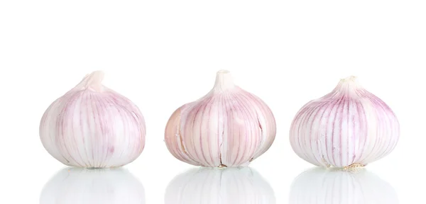 stock image Fresh garlic isolated on white