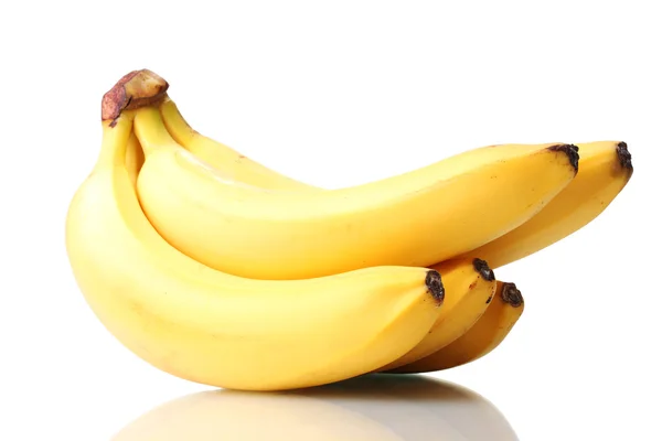 Manojo de plátanos aislados en blanco — Foto de Stock