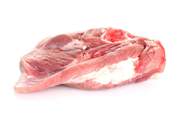 Surowe mięso izolowane na białym — Zdjęcie stockowe