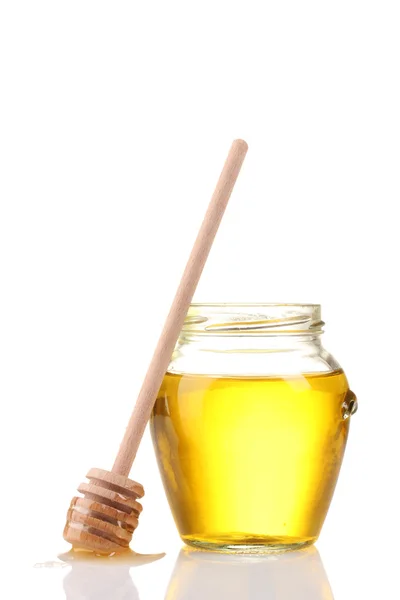 Honey isolated on white — Stock Photo, Image