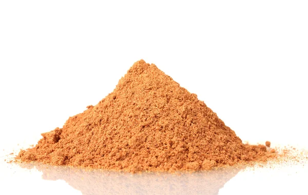 Cinnamon powder isolated on white — Stock Photo, Image