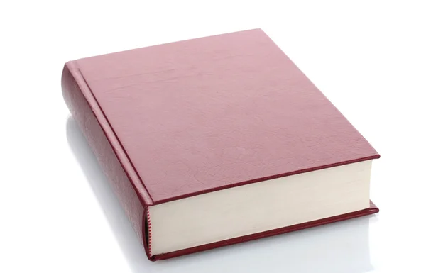 Stora röda boken isolerad på vit — Stockfoto