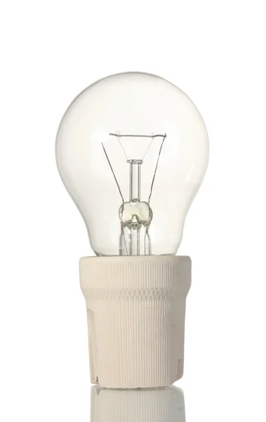 Lamp in patroon geïsoleerd op wit — Stockfoto