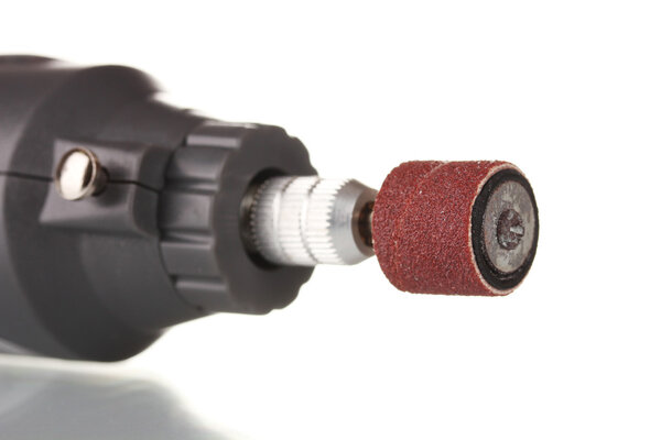 Professional grinder isolated on white