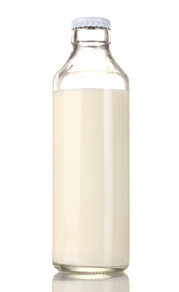 Palack tej elszigetelt fehér — Stock Fotó