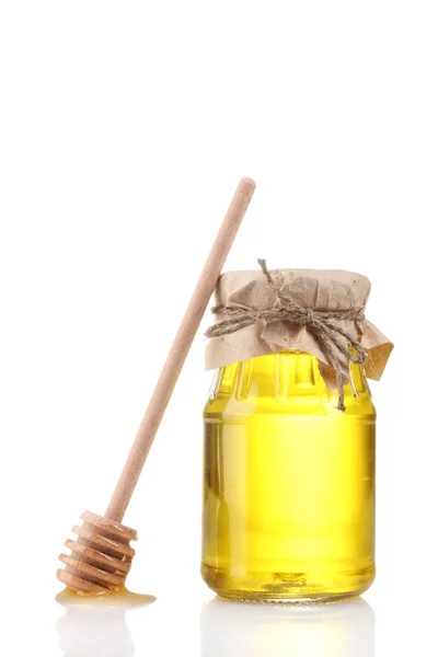 Мед ізольований на білому — стокове фото
