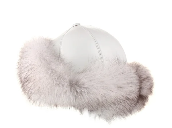 Sombrero de invierno para mujer aislado en blanco — Foto de Stock