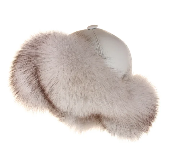 Zenske zimní čepice izolované na bílém — Stock fotografie
