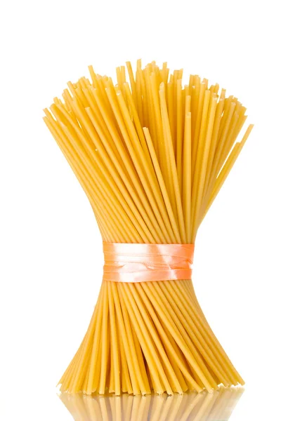 Bando de espaguete com fita isolada em branco — Fotografia de Stock